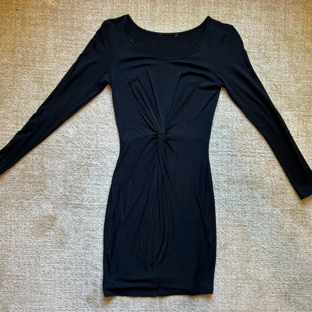 Twist-Front Bodycon Dress
